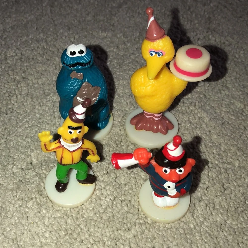 Vintage Wilton Muppets‎ Sesame street cake toppers set